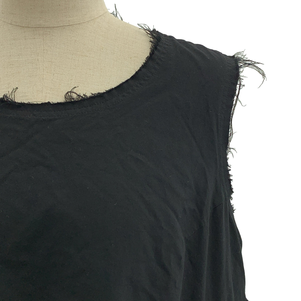COMME des GARCONS / コムデギャルソン | 2023SS | ポリエステル 変形 カットオフ ギャザー ボリューム シャツ ブラウス | M | レディース