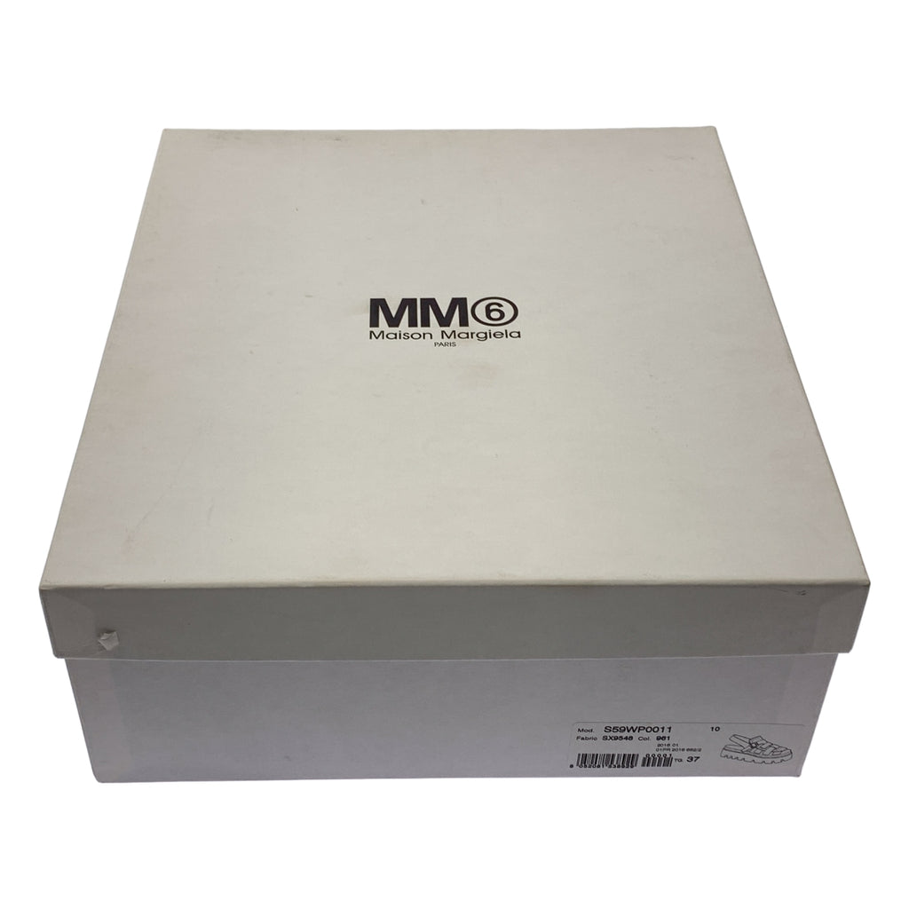 MM6 Maison Margiela / 엠엠 식스 메종 마르젤라 | 가죽 스트랩 플랫폼 샌들 | 37 |