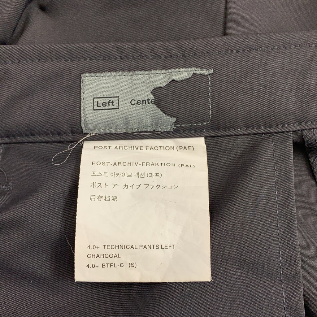 POST ARCHIVE FACTION / ポストアーカイブファクション | 4.0 TECHNICAL PANTS LEFT テクニカル パンツ | S | メンズ