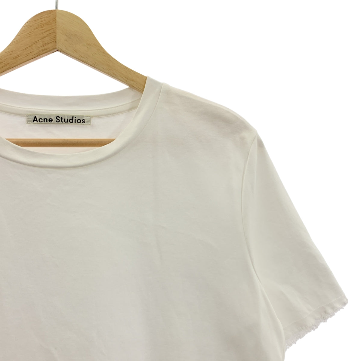 Acne Studios / アクネストゥディオズ | ISIDORA M COT PSS16 コットン ダメージ加工 クルーネックカットソー | XS | レディース