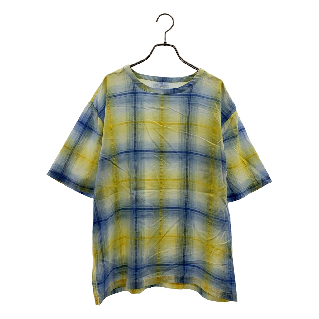 mii | 棉質格紋露肩拉鍊上衣 | S 碼 | 女款