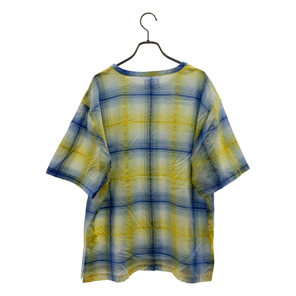 mii | 棉質格紋露肩拉鍊上衣 | S 碼 | 女款