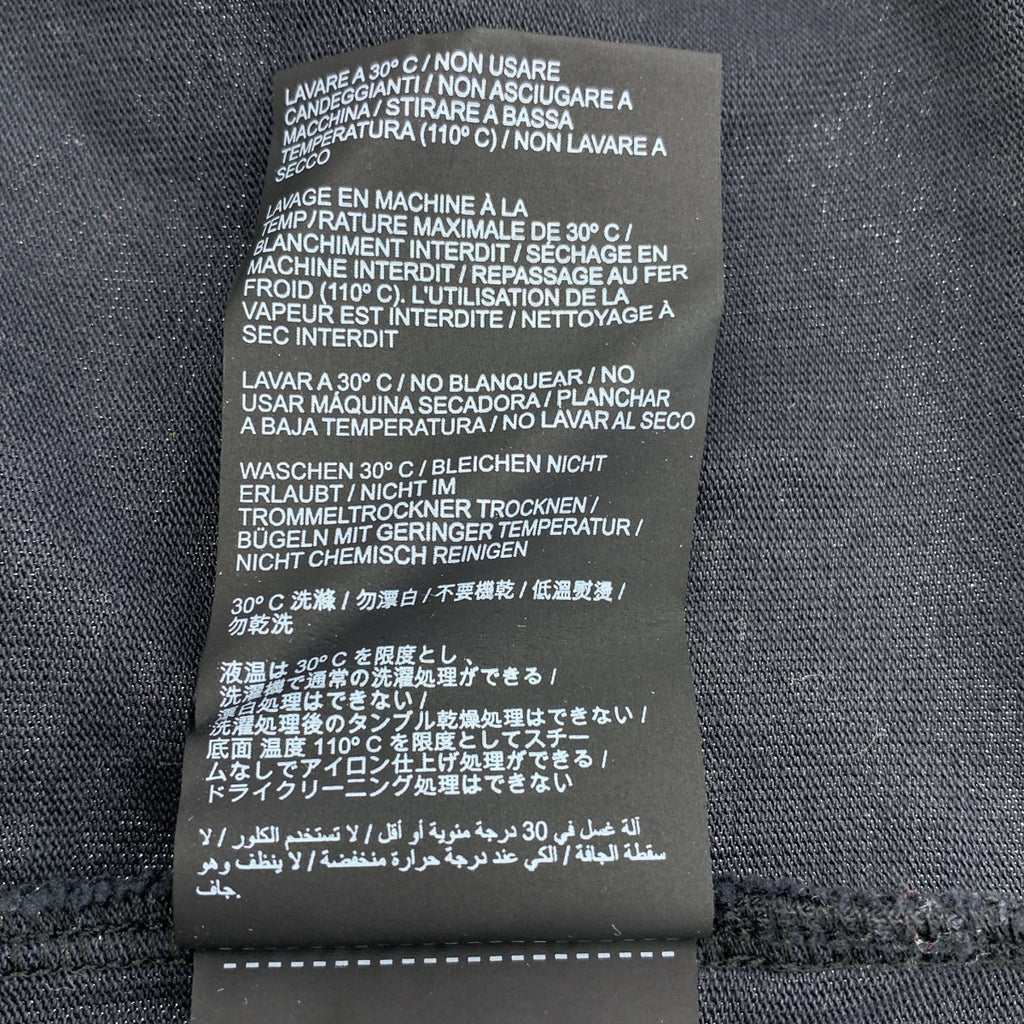 HERON PRESTON / 헤론 프레스톤 | 원포인트 자수 모의 목 롱 슬리브 티셔츠 | L |