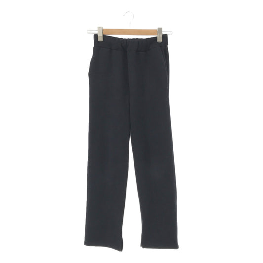 SeaRoomlynn | Brushed fleece lining, side slit, straight ribbed pants | S | Navy | Women's