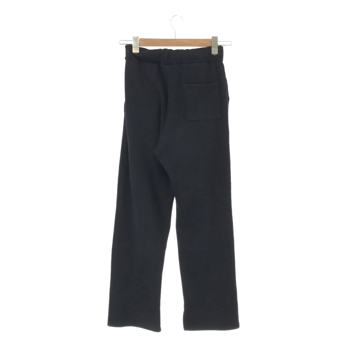 SeaRoomlynn | Brushed fleece lining, side slit, straight ribbed pants | S | Navy | Women's