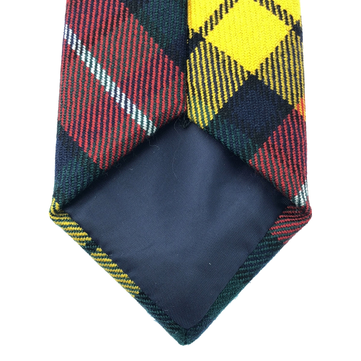 【미품】 John Scott / 존 스콧 | 타탄 체크 울 넥타이 | 멀티 컬러