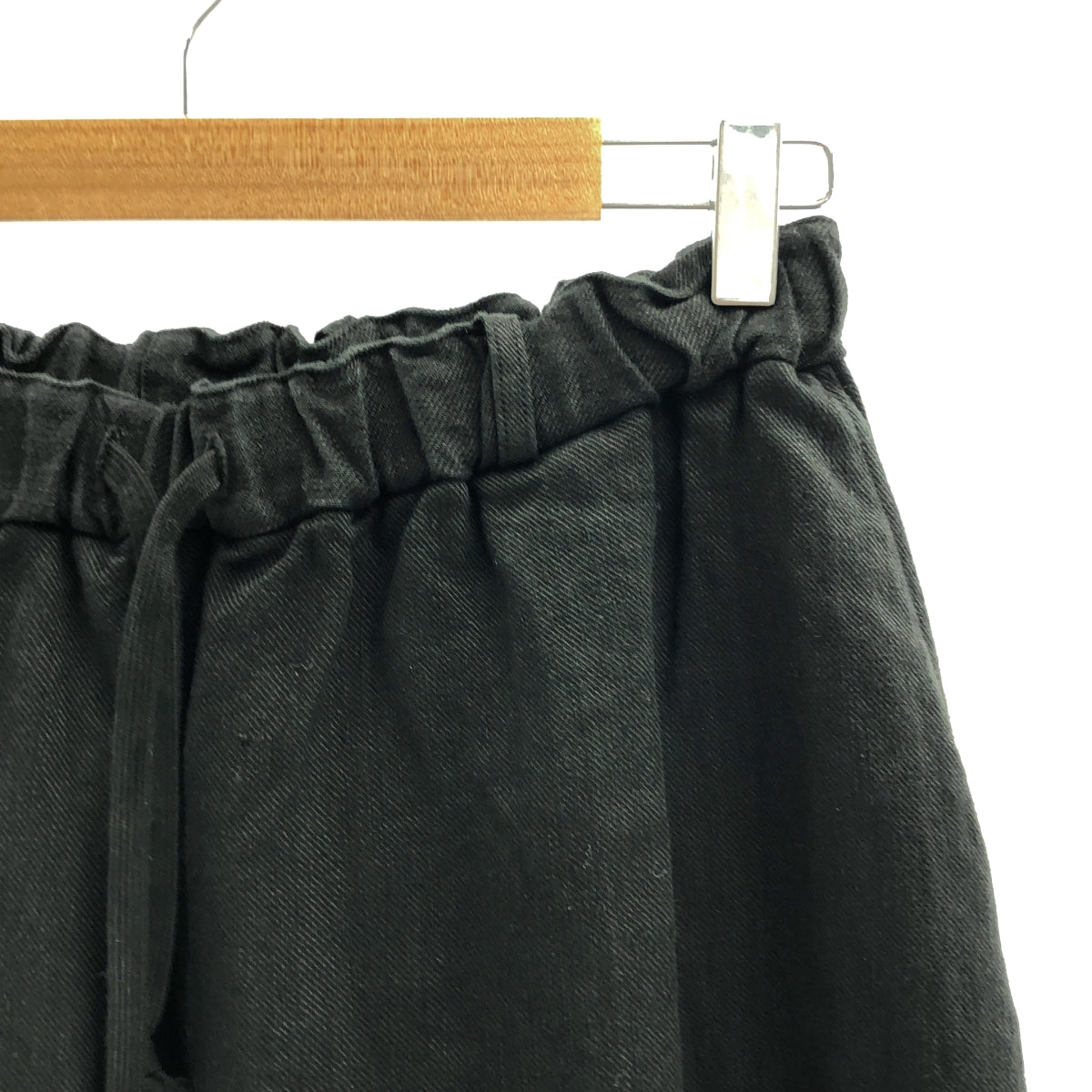 MITTAN / 미탄 | PT-84 / 아야오리 대마 드로우 스트링 와이드 이지 팬츠 | 3 | 남성