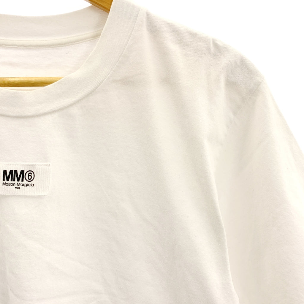 MM6 Maison Margiela / エムエムシックスメゾンマルジェラ | 2022SS | ロゴタグ クルーネック Tシャツ カットソー | XS | レディース