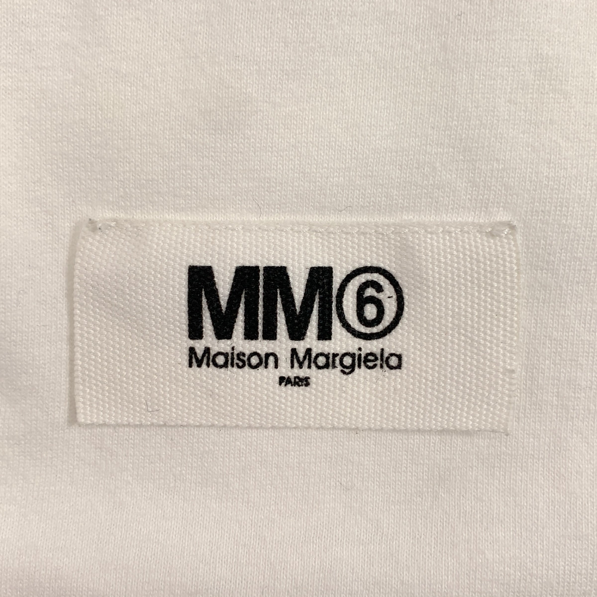 MM6 Maison Margiela / エムエムシックスメゾンマルジェラ | 2022SS | ロゴタグ クルーネック Tシャツ カットソー | XS | レディース