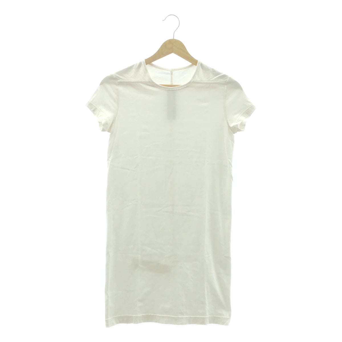 Rick Owens / リックオウエンス | LEVEL SHORT SLEEVE T-SHIRTS コットン ロングTシャツ | 38 | ホワイト | レディース