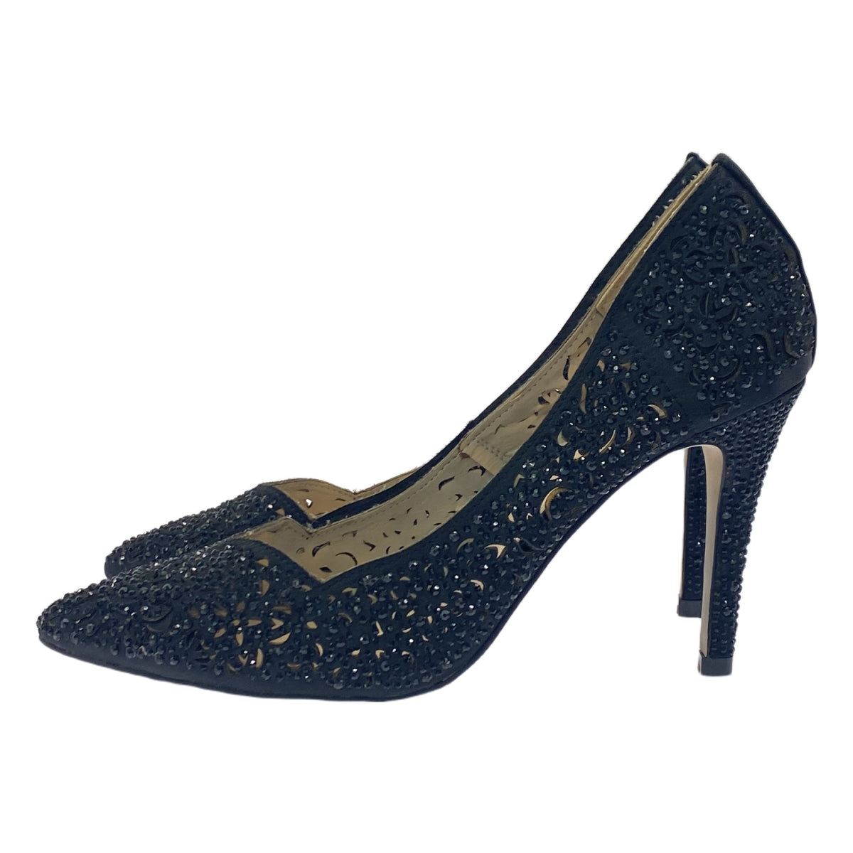 葛蕾絲大陸 | RS 鏤空低跟淺口鞋 |尺寸 36 |黑色 |女性的