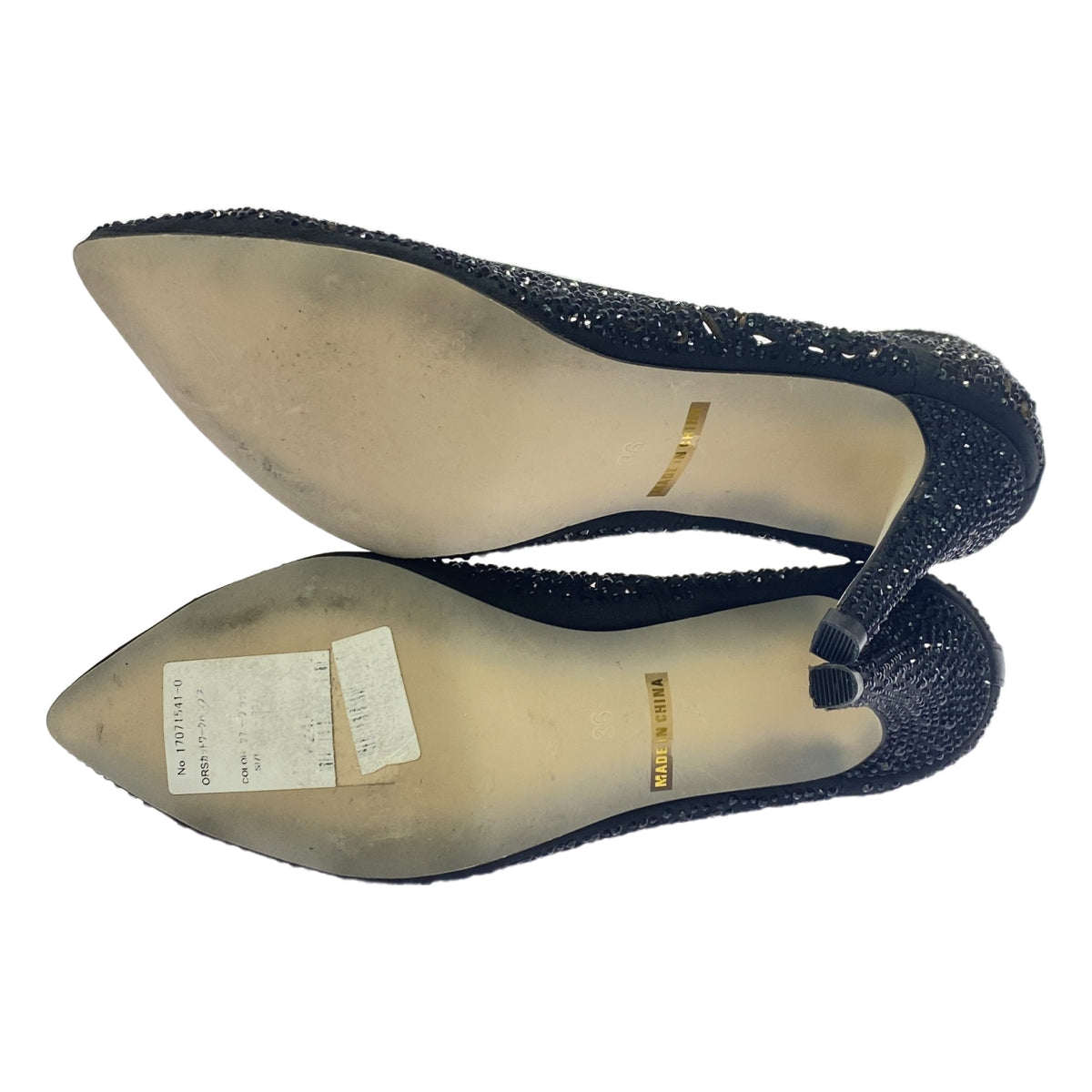 葛蕾絲大陸 | RS 鏤空低跟淺口鞋 |尺寸 36 |黑色 |女性的