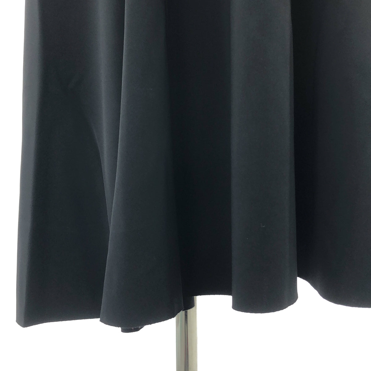 THE ROW / ザロウ | V-Neck Elastic Dress ハーフスリーブ ロング ワンピース | M | ブラック | レディース