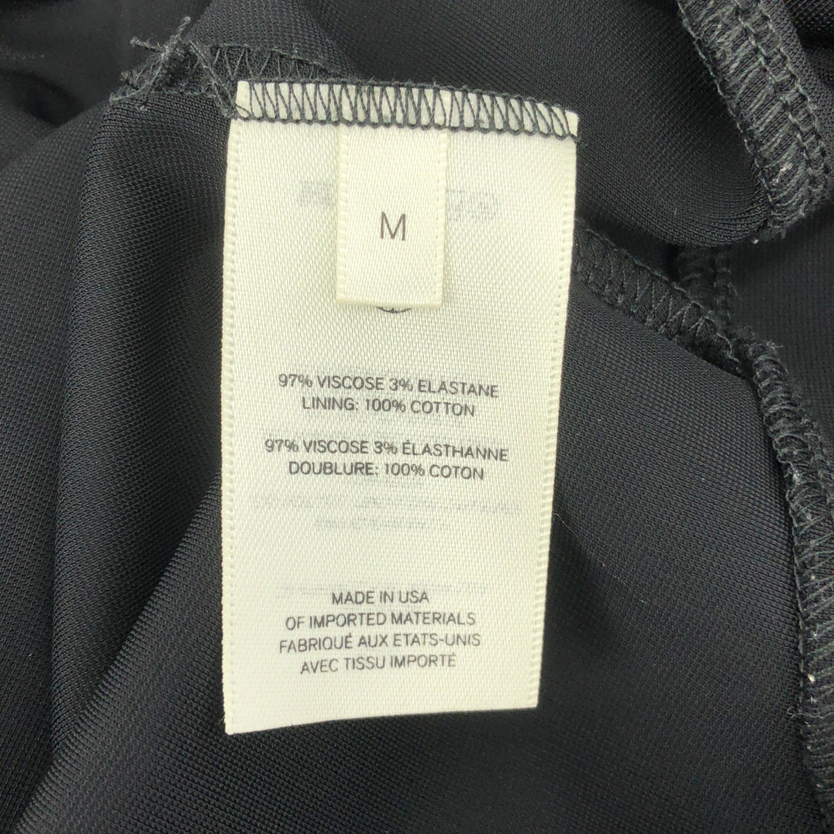 THE ROW / ザロウ | V-Neck Elastic Dress ハーフスリーブ ロング ワンピース | M | ブラック | レディース