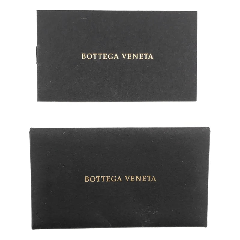 【美品】  BOTTEGA VENETA / ボッテガヴェネタ | レザー スクエアトゥ ヒール サンダル | 35 | ブラック | レディース