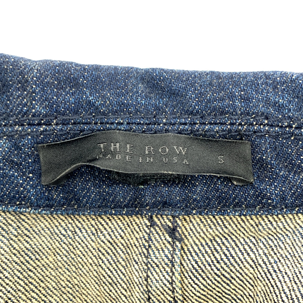 THE ROW / ザロウ | ベルテッド ボタンレス デニムジャケット | S | レディース