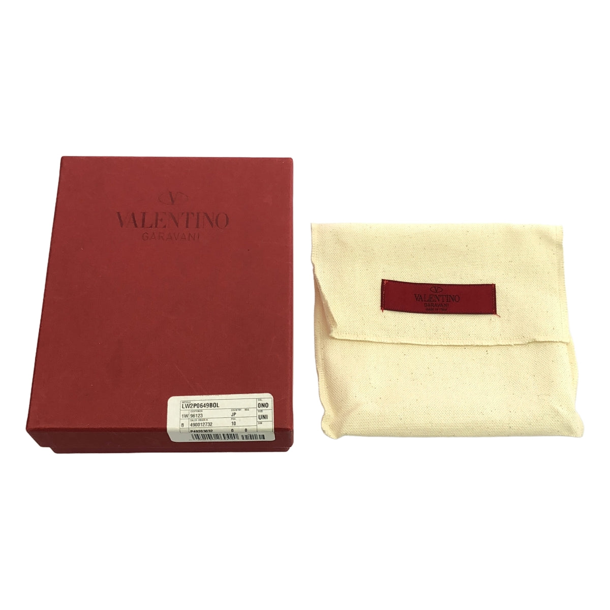 【美品】  VALENTINO GARAVANI / ヴァレンティノガラヴァーニ | スタッズレザーウォレット | UNI | ベージュ | レディース