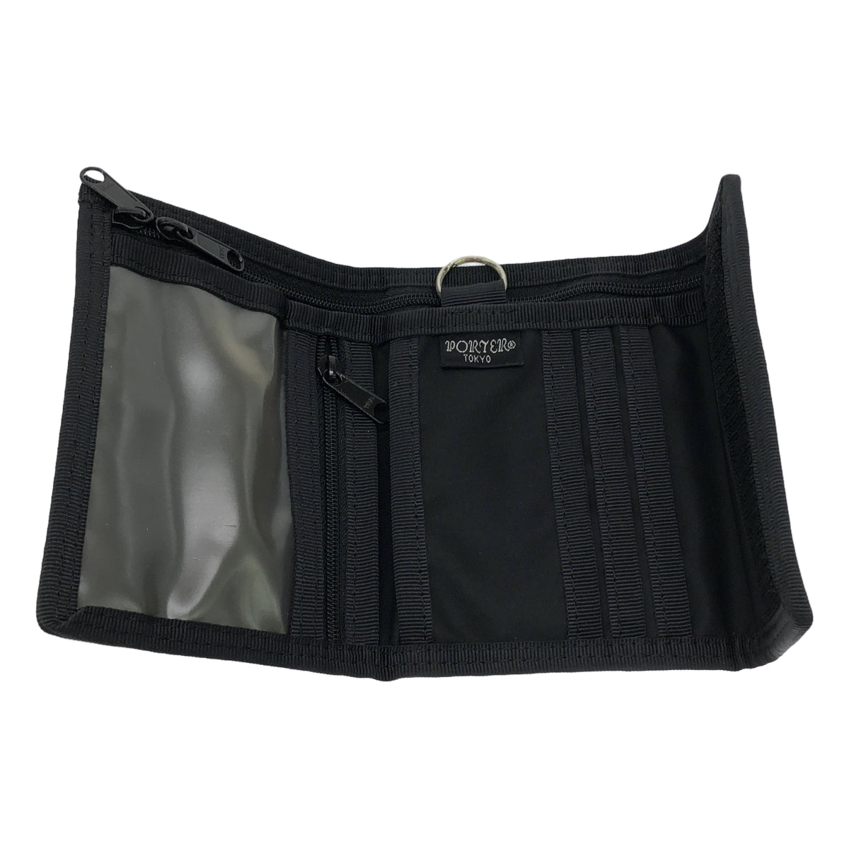 PORTER / ポーター | × GALLERY 1950  Alexander Girard Wallet / アレキサンダージラルドファブリック ウォレット 財布 | ブラック/レッド/ブルー | メンズ