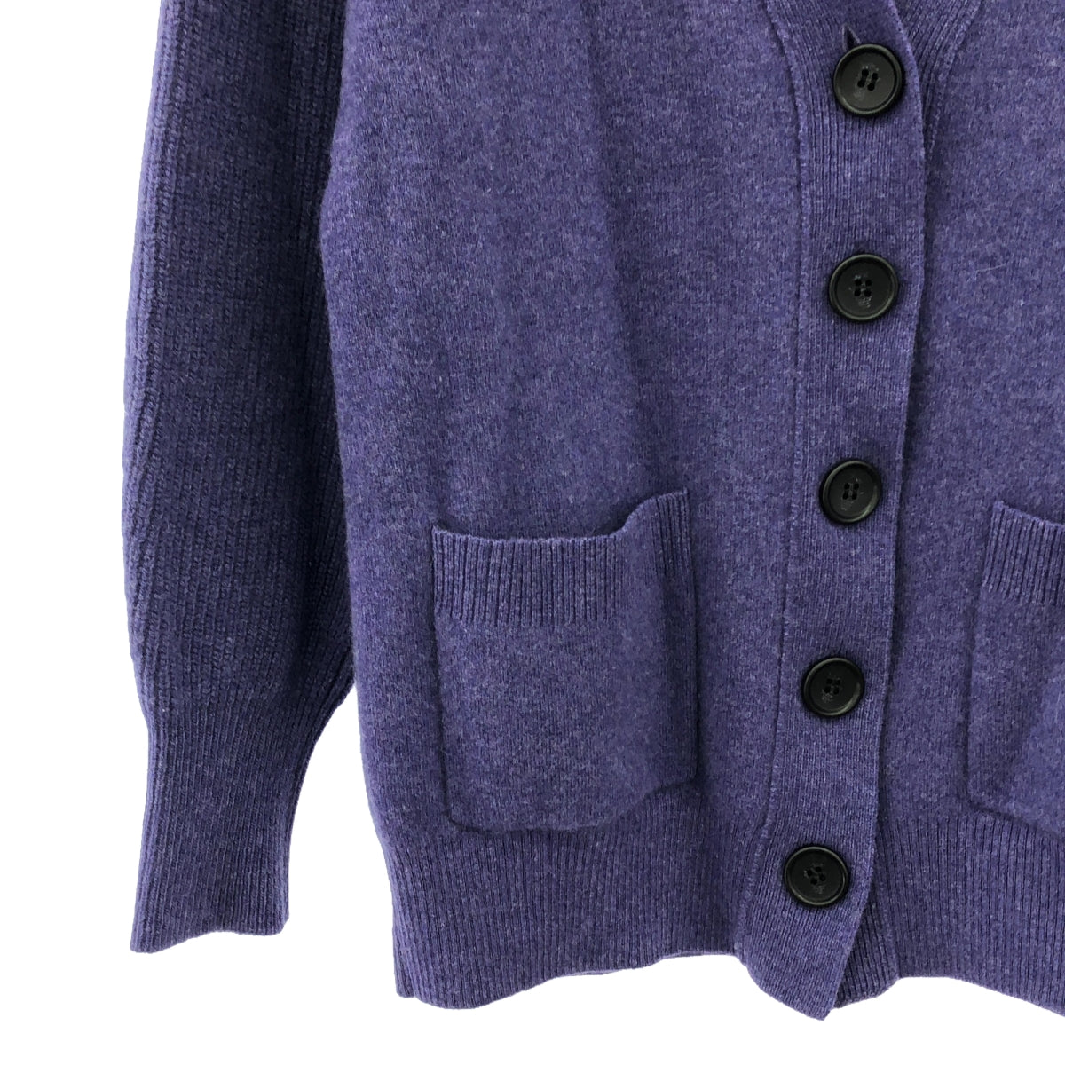 JOURNAL STANDARD L'ESSAGE / ジャーナルスタンダードレサージュ | ウールカシミヤ混 スムースカーディガン | F | パープル | レディース