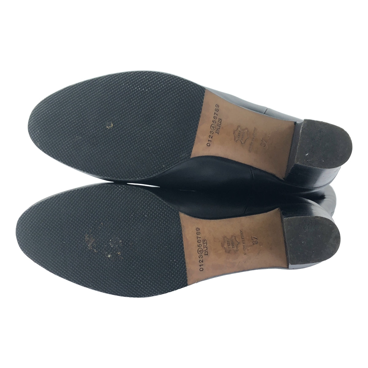 Martin Margiela | 粗跟皮長靴 | 37 | 女款