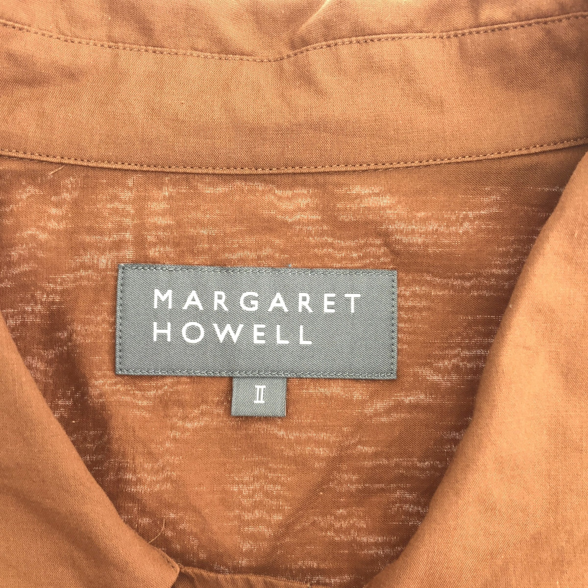 MARGARET HOWELL / マーガレットハウエル | ウォッシュドコットン 長袖 シャツ | 2 |