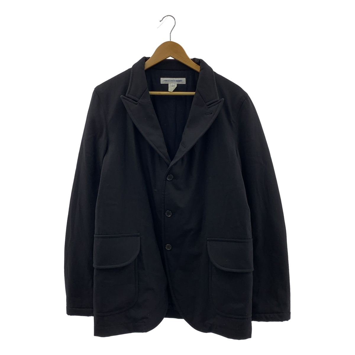 COMME des GARCONS SHIRT / コムデギャルソンシャツ | 中綿 シングルブレスト オーバージャケット / 総裏地 | L | メンズ