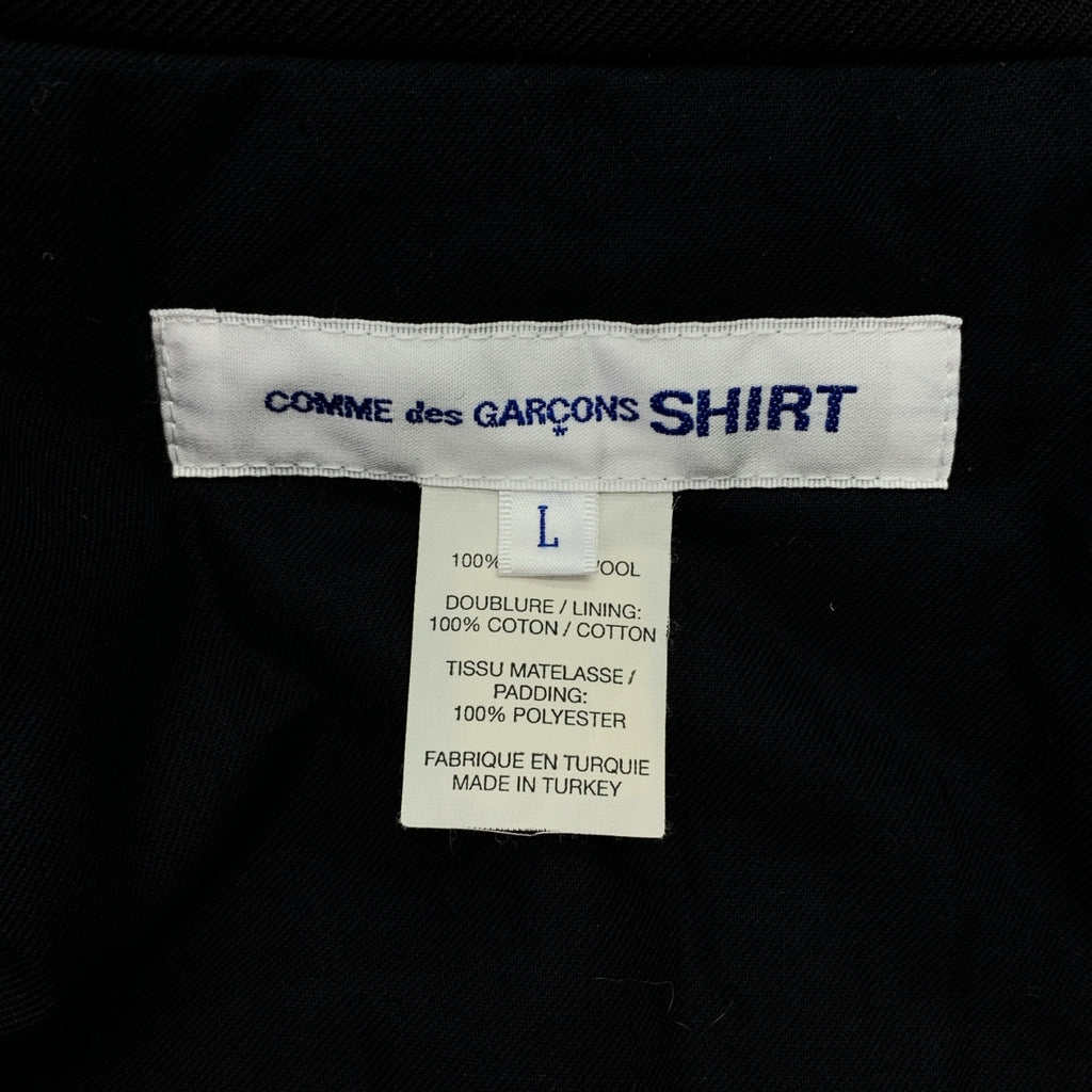 COMME des GARCONS SHIRT / コムデギャルソンシャツ | 中綿 シングルブレスト オーバージャケット / 総裏地 | L | メンズ