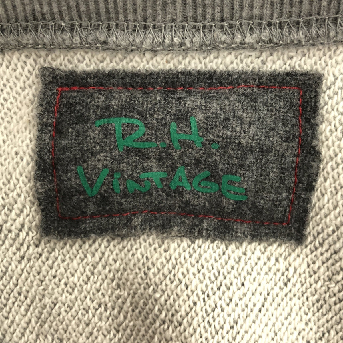 R.H.VINTAGE / ロンハーマンヴィンテージ | コットン クルーネック スウェット | XS | グレー | レディース