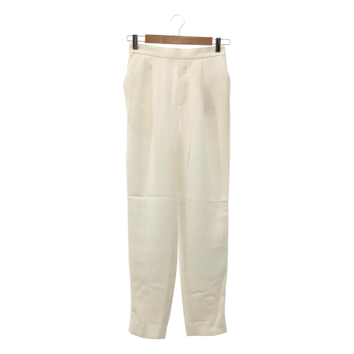 ENFOLD | Gathered waist tuck tapered pants | 38 | Women's