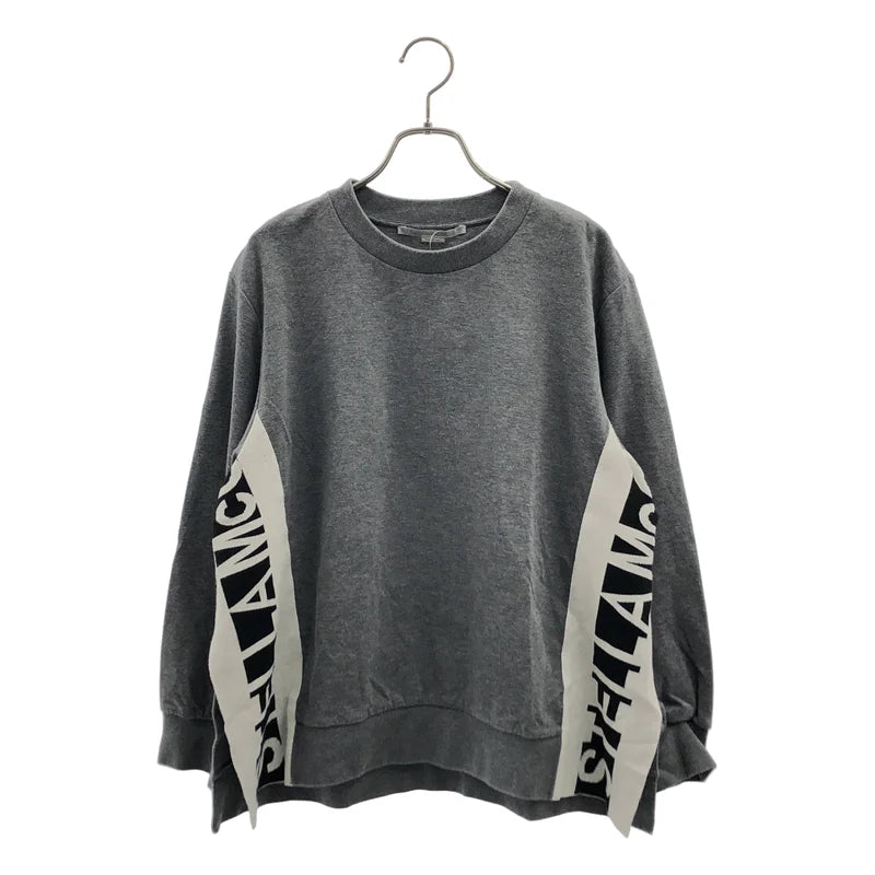 STELLA McCARTNEY / ステラマッカートニー | サイドスリット ロゴ スウェット | 36 | レディース