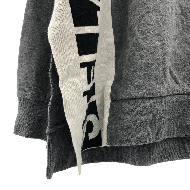 STELLA McCARTNEY / ステラマッカートニー | サイドスリット ロゴ スウェット | 36 | レディース