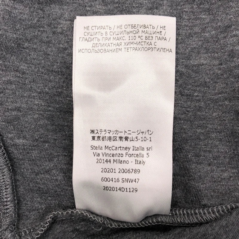 STELLA McCARTNEY / ステラマッカートニー | サイドスリット ロゴ スウェット | 36 | レディース