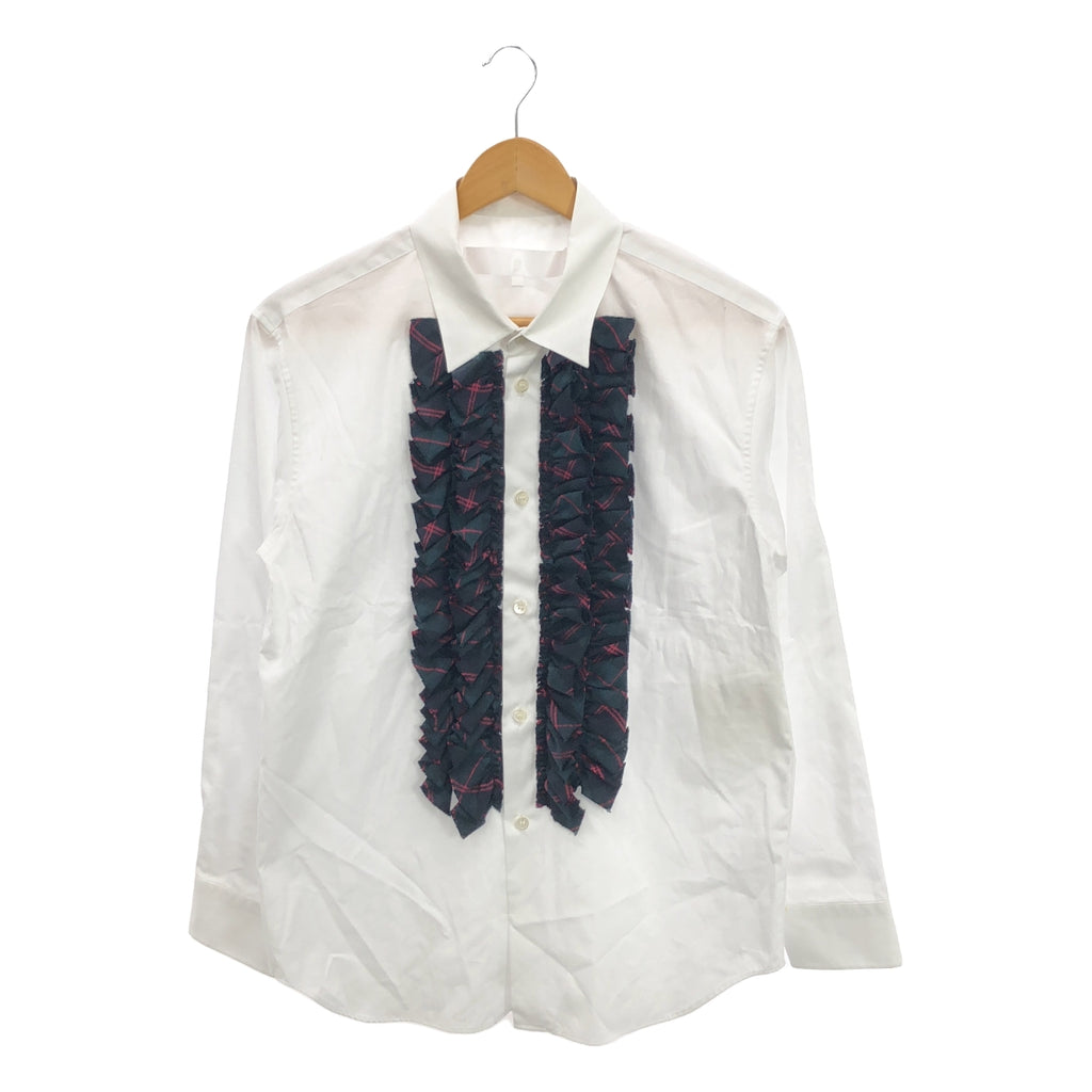 tao COMME des GARCONS / タオコムデギャルソン | 2023AW | ブロード チェックフリルシャツ | M | レディース