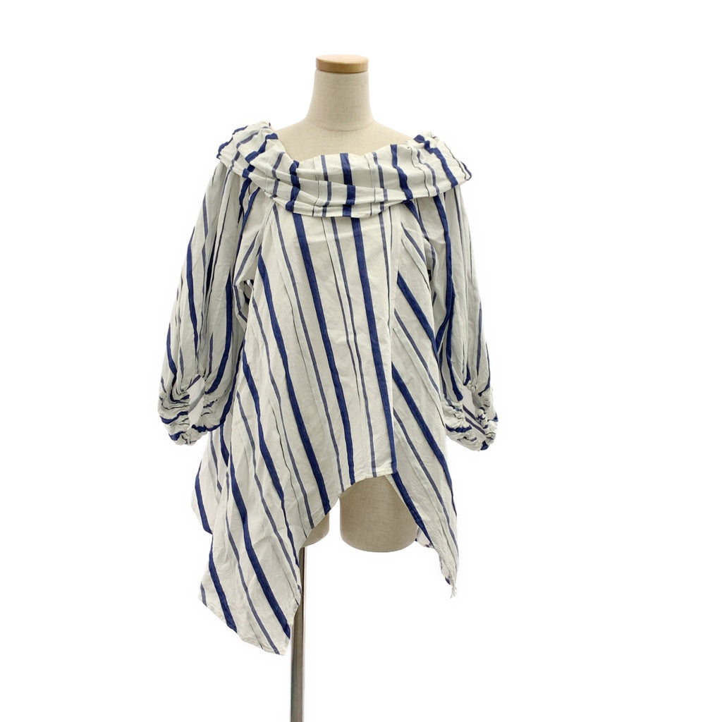 ENFOLD | 條紋寬鬆襯衫 | 尺寸 38 | 女款