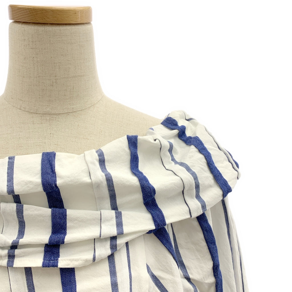 ENFOLD | 條紋寬鬆襯衫 | 尺寸 38 | 女款