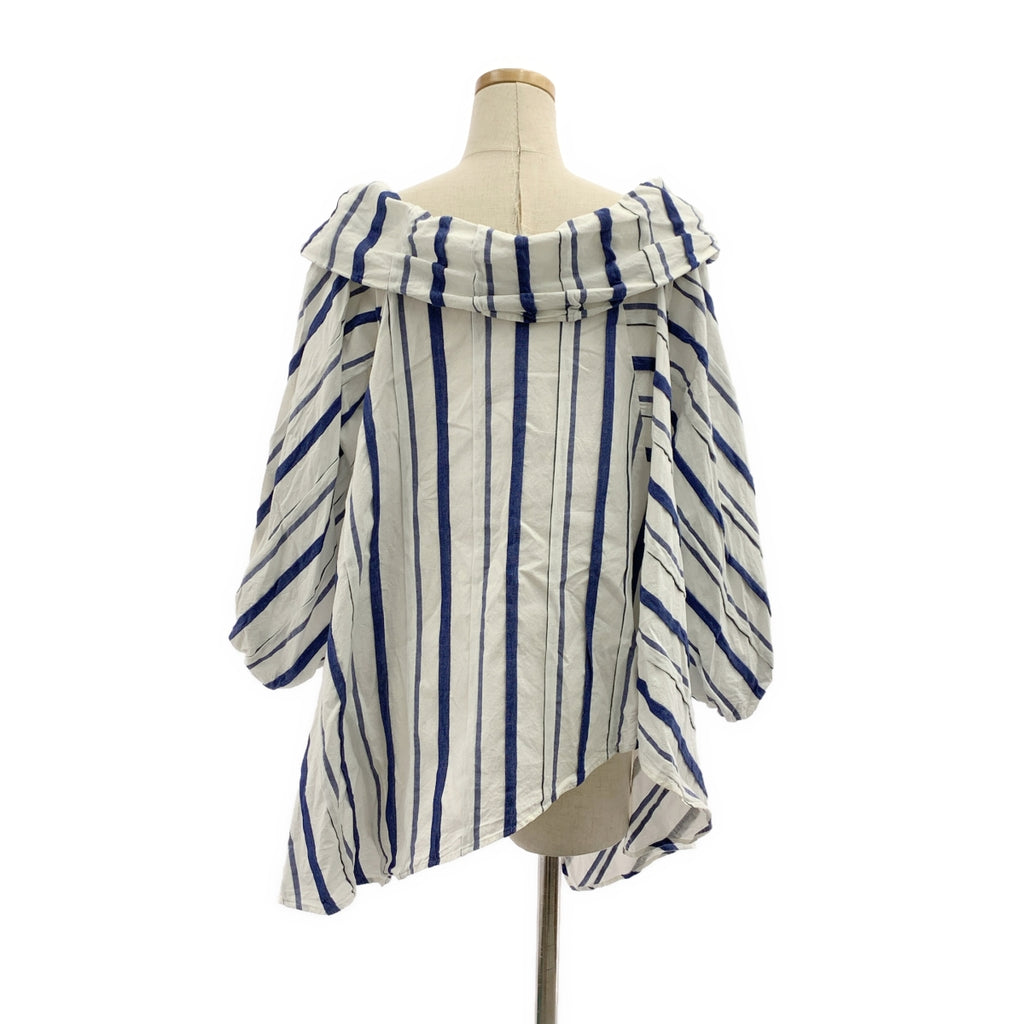 ENFOLD | 條紋寬鬆襯衫 | 尺寸 38 | 女款