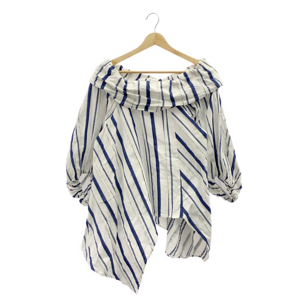 ENFOLD | 條紋寬鬆襯衫 | 尺寸 38 | 女款