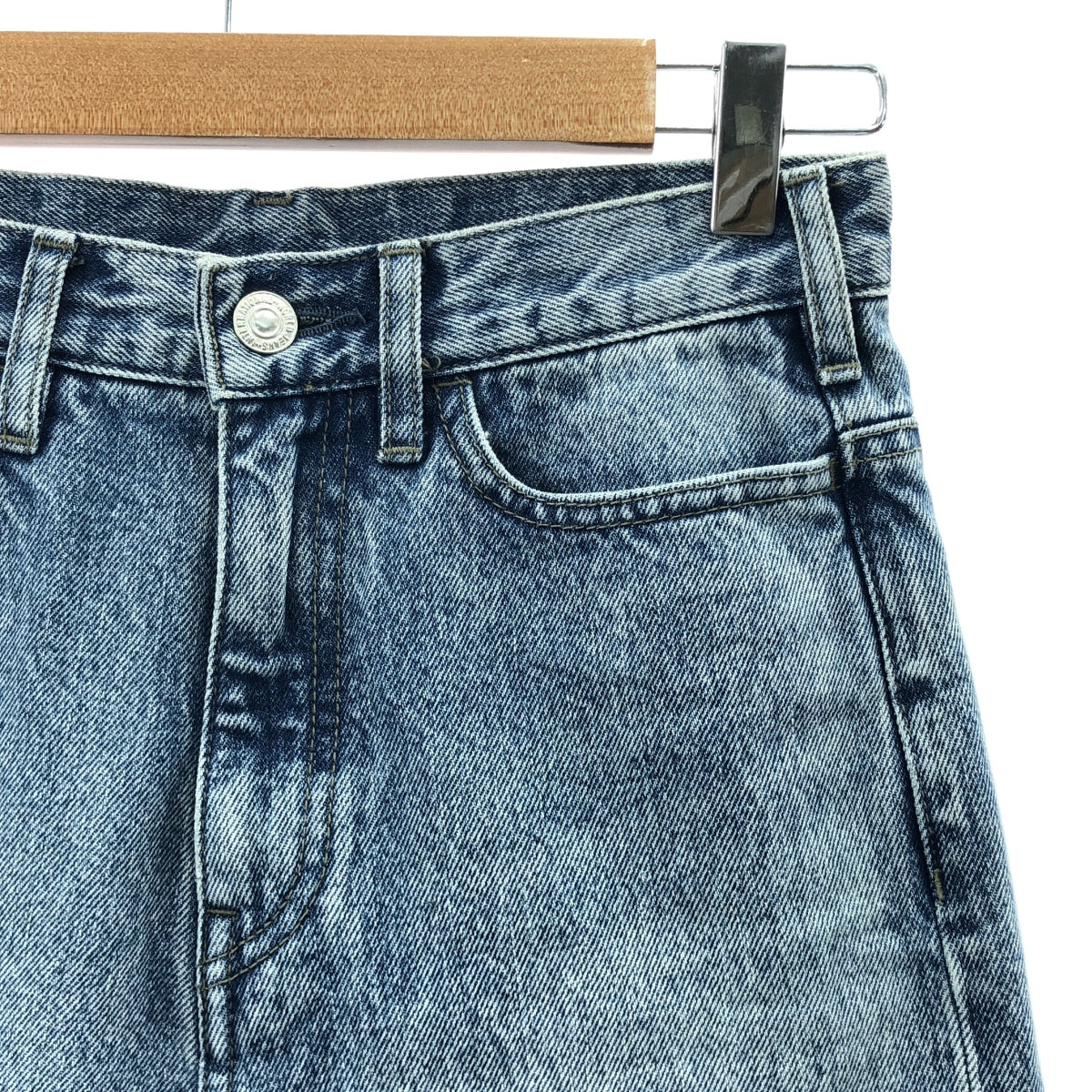 L'Appartement / アパルトモン | 2021AW | cropped wide denim / カットオフ クロップドワイドデニムパンツ | 25 | インディゴ | レディース