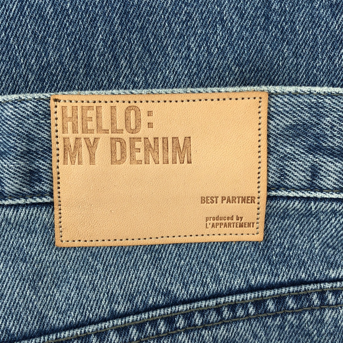 L'Appartement / アパルトモン | 2021AW | cropped wide denim / カットオフ クロップドワイドデニムパンツ | 25 | インディゴ | レディース