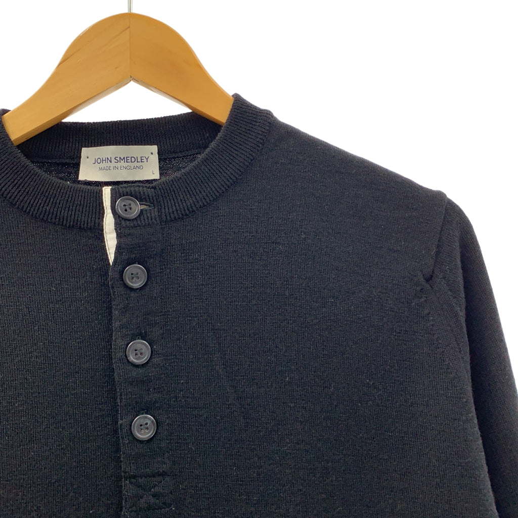JOHN SMEDLEY / John Smedley | 羊毛亨利領針織衫 | L尺寸 | 男士