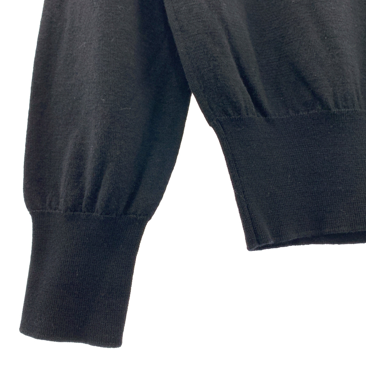 JOHN SMEDLEY ウール ヘンリーネックセーター L ダークグレー JOHN SMEDLEY ウール ヘンリーネックセーター L ダークグレー