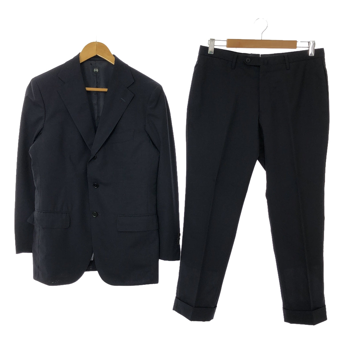 Sovereign | 3-piece suit set up wool 3B tailored jacket, gilet vest, slacks | Navy | Men's