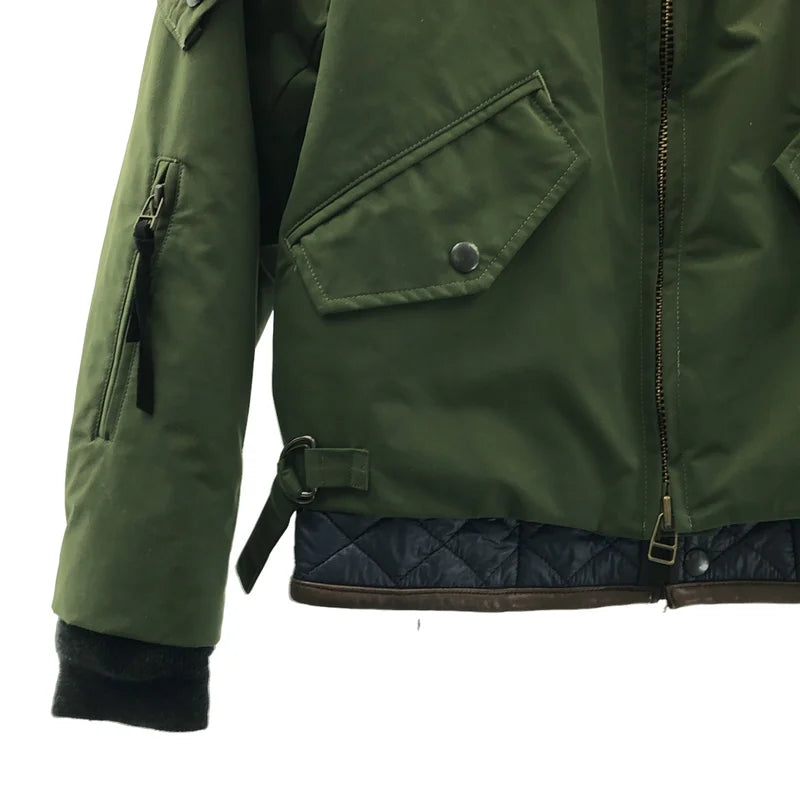 SLOWGUN / スロウガン | ダブルアジャスター ブルゾン ジャケット / 着脱可ボアキルティングライナー | 1 | グリーン系 | メンズ