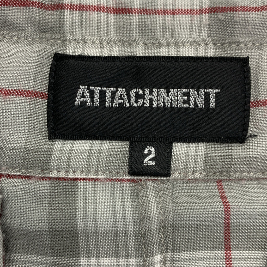 ATTACHMENT / アタッチメント | レーヨン混 チェックシャツ | 2 | メンズ