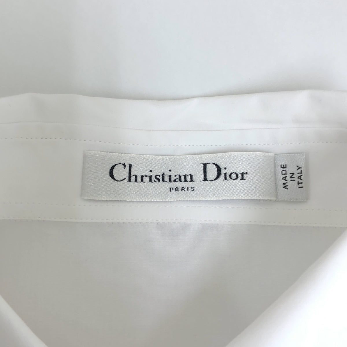 Christian Dior / クリスチャンディオール | 2023SS | Bee刺しゅう パールカフスボタン 半袖シャツ | 36 | レディース