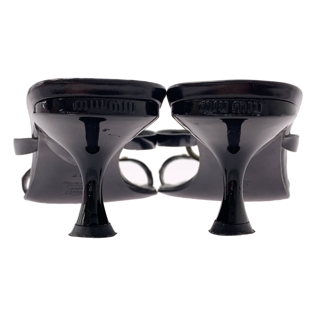 miu miu / 뮤뮤 | 스트랩 뮬 샌들 | 37 | 여성