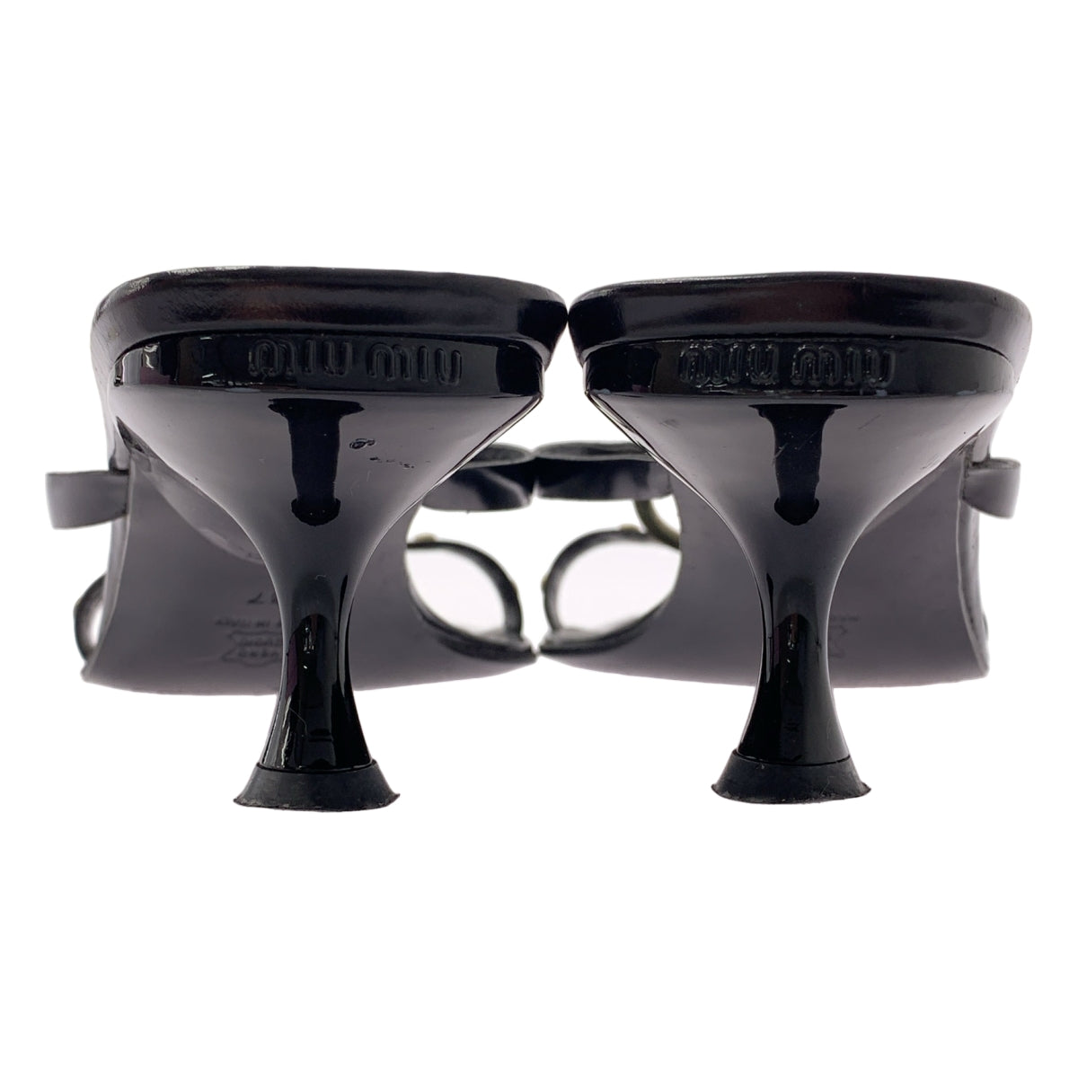 miu miu / 뮤뮤 | 스트랩 뮬 샌들 | 37 | 여성