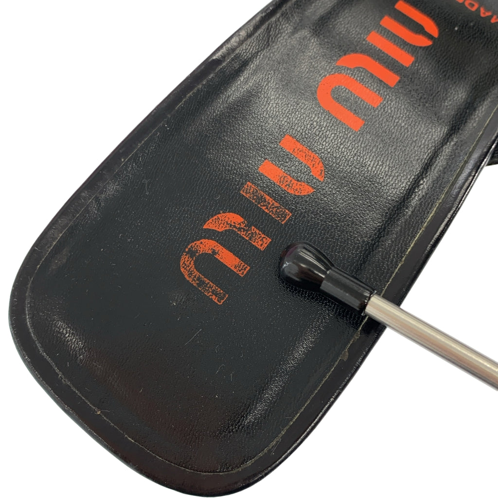 miu miu / 뮤뮤 | 스트랩 뮬 샌들 | 37 | 여성