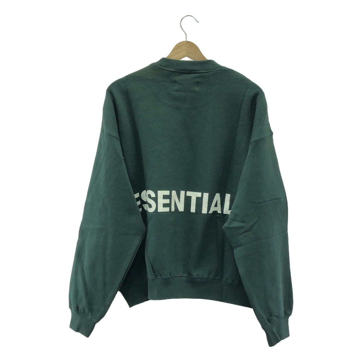 霧氣必備 |背面印花圓領運動衫 | S |綠色 |男士