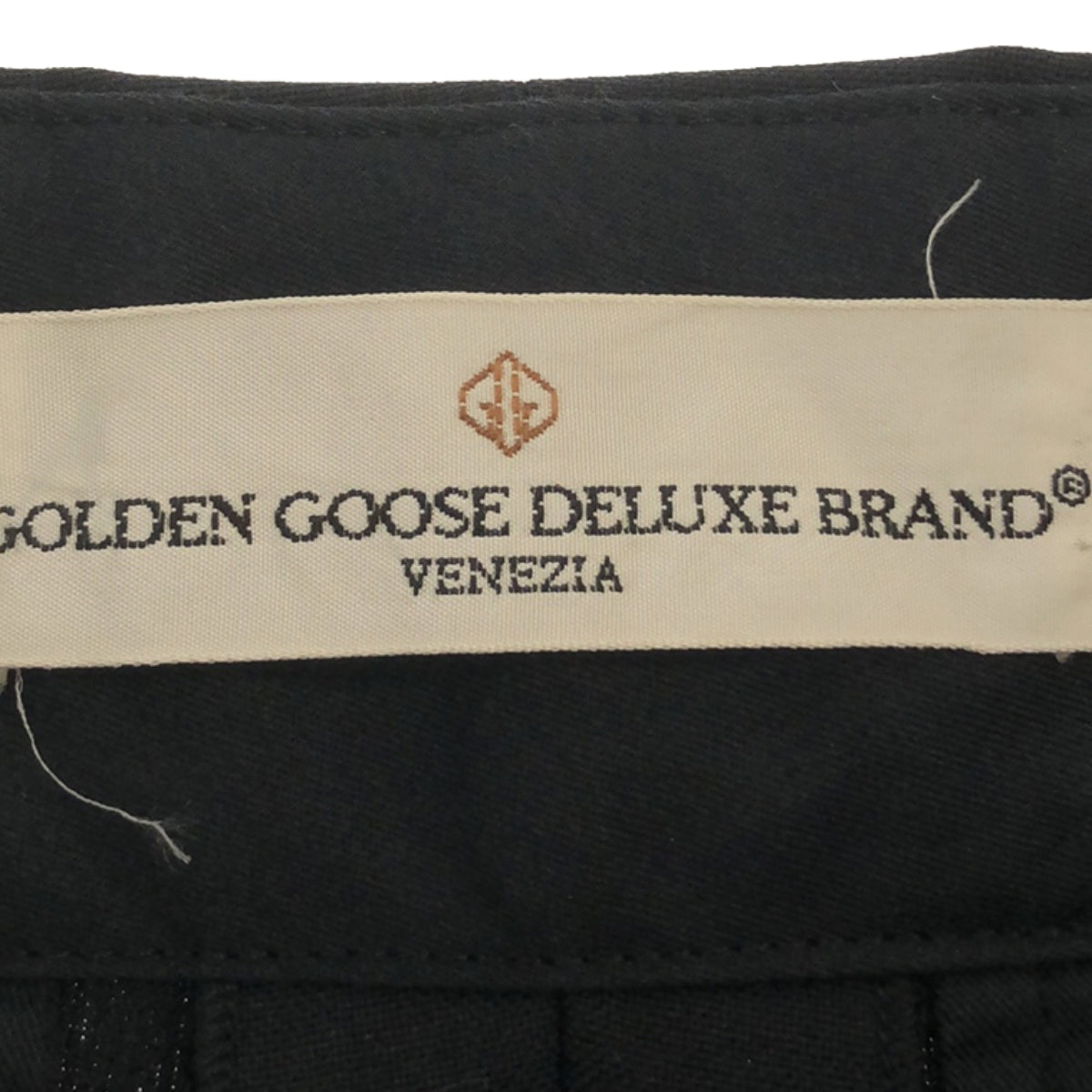 GOLDEN GOOSE / ゴールデングース | ウール トラウザーズ ワイドパンツ | XS | ブラック | レディース – KLD